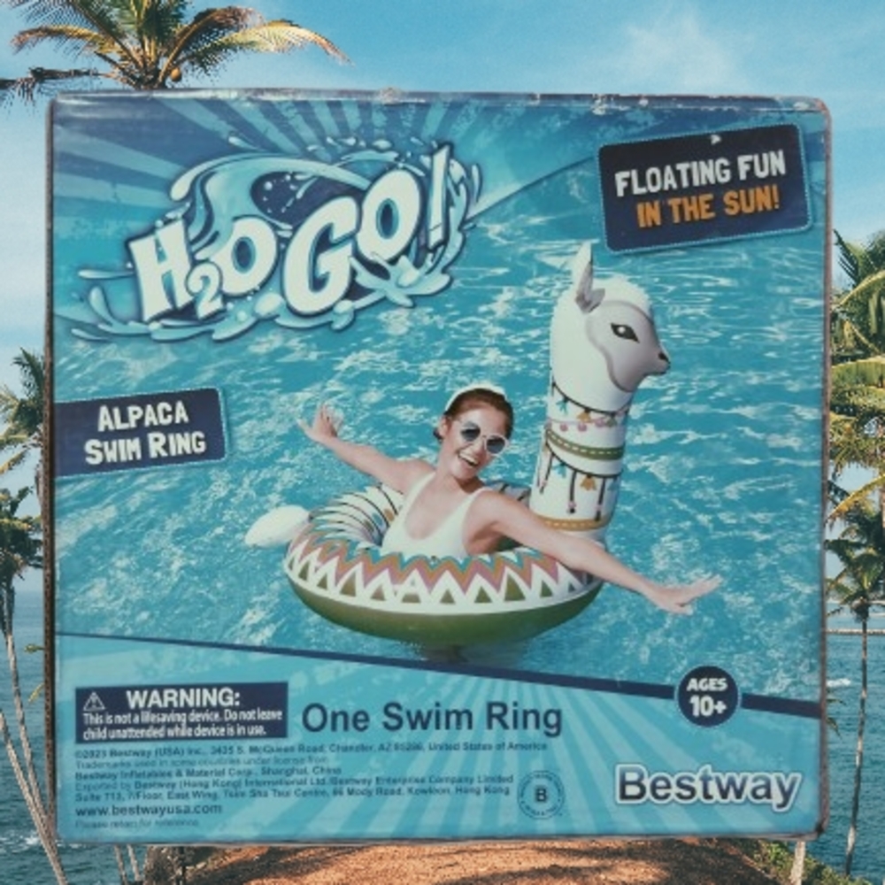 H2O GO! Alpaca Swim Ring - Multicolor
